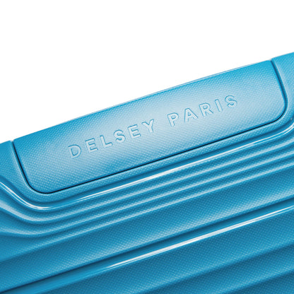 DUNE 23-Inch Expandable Carry-On Suitcase, Teal blue - Delsey Paris Recommended