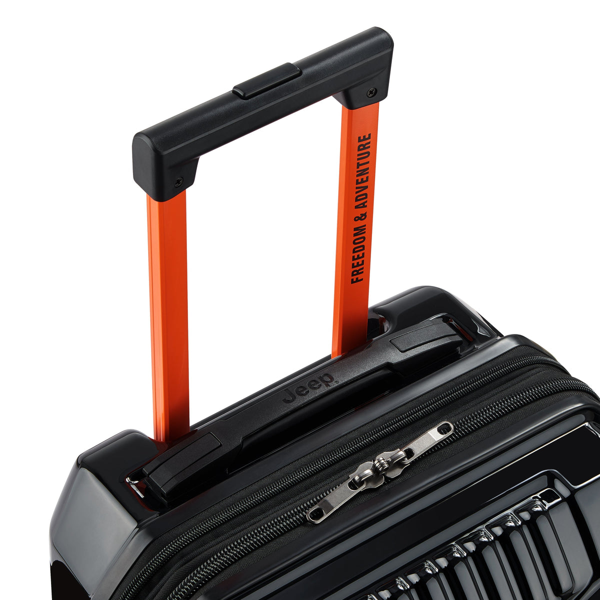 JH003B 23-Inch 2-Wheeled Expandable Carry-On Suitcase, Black - Delsey Paris New