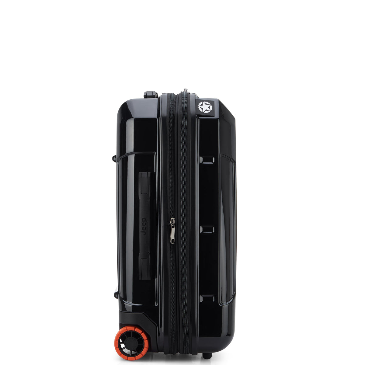 JH003B 23-Inch 2-Wheeled Expandable Carry-On Suitcase, Black - Delsey Paris New
