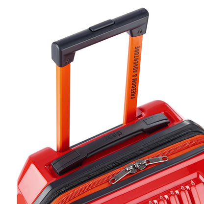 JH003B 23-Inch 2-Wheeled Expandable Carry-On Suitcase, Tomato - Delsey Paris Value