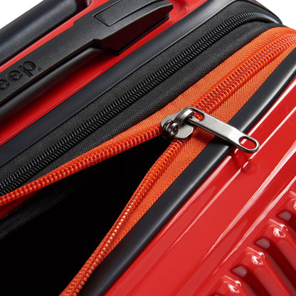 JH003B 23-Inch 2-Wheeled Expandable Carry-On Suitcase, Tomato - Delsey Paris Value