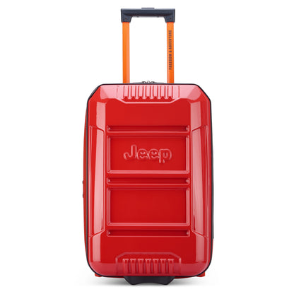 JH003B 23-Inch 2-Wheeled Expandable Carry-On Suitcase, Tomato - Delsey Paris Value