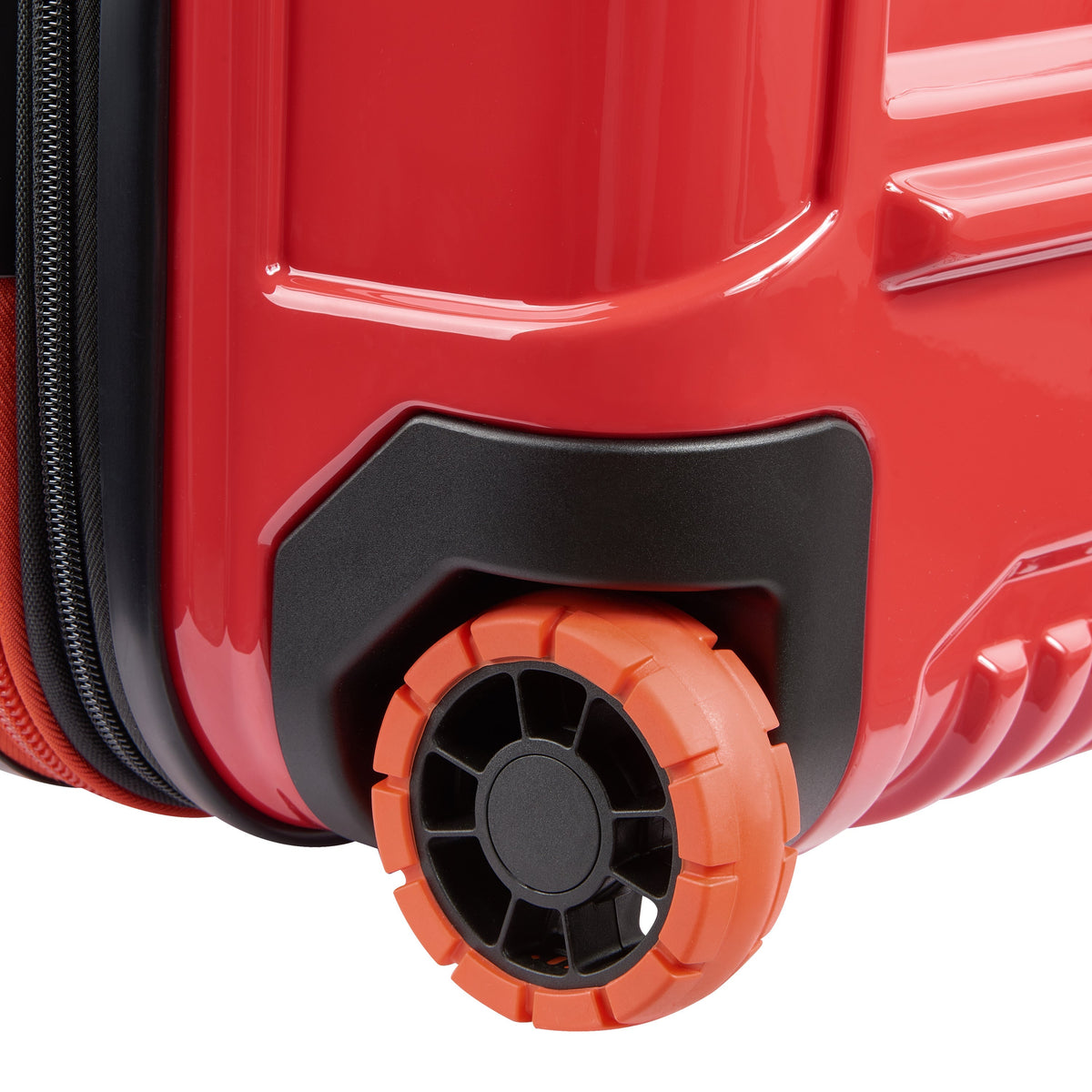JH003B 23-Inch 2-Wheeled Expandable Carry-On Suitcase, Tomato - Delsey Paris Value