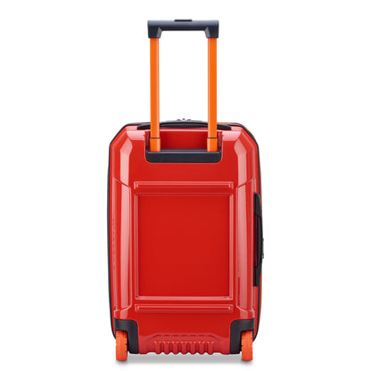 JH003B 23-Inch 2-Wheeled Expandable Carry-On Suitcase, Tomato - Delsey Paris Value