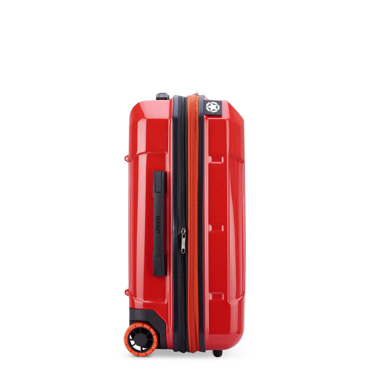 JH003B 23-Inch 2-Wheeled Expandable Carry-On Suitcase, Tomato - Delsey Paris Value