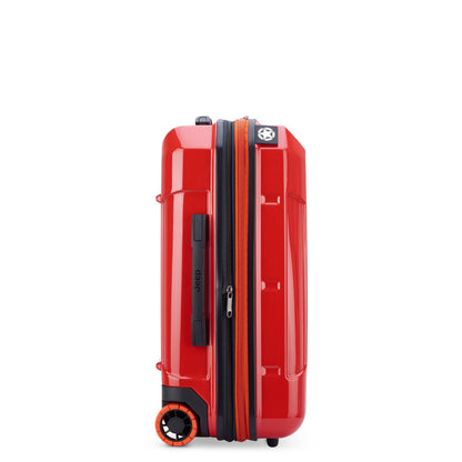 JH003B 23-Inch 2-Wheeled Expandable Carry-On Suitcase, Tomato - Delsey Paris Value