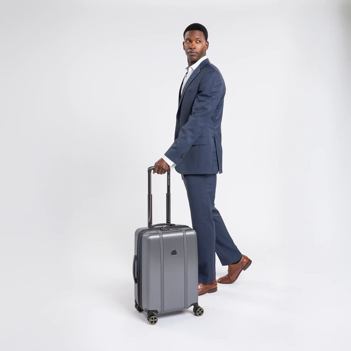 CADENCE 23-Inch Expandable Carry-On Suitcase, Silver - Delsey Paris Sale