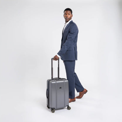 CADENCE 23-Inch Expandable Carry-On Suitcase, Silver - Delsey Paris Sale