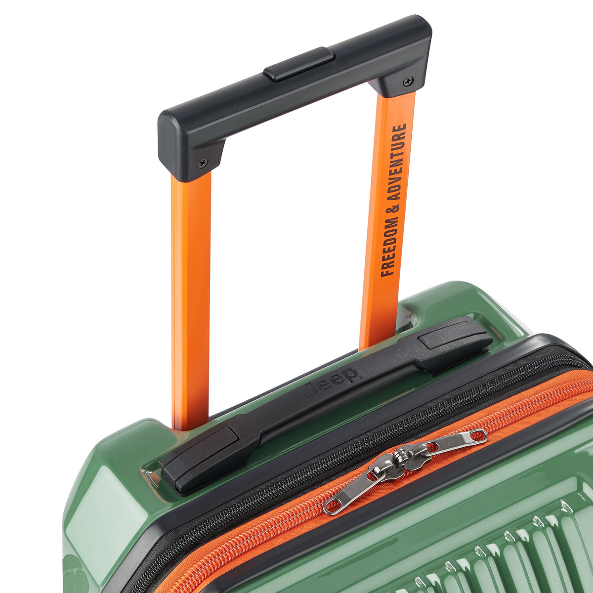 JH003B 23-Inch 2-Wheeled Expandable Carry-On Suitcase, Elm green - Delsey Paris Exclusive