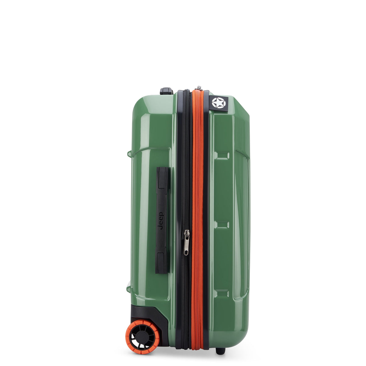 JH003B 23-Inch 2-Wheeled Expandable Carry-On Suitcase, Elm green - Delsey Paris Exclusive