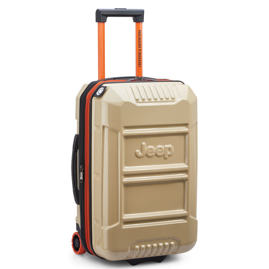 JH003B 23-Inch 2-Wheeled Expandable Carry-On Suitcase, Warm sand - Delsey Paris Trending