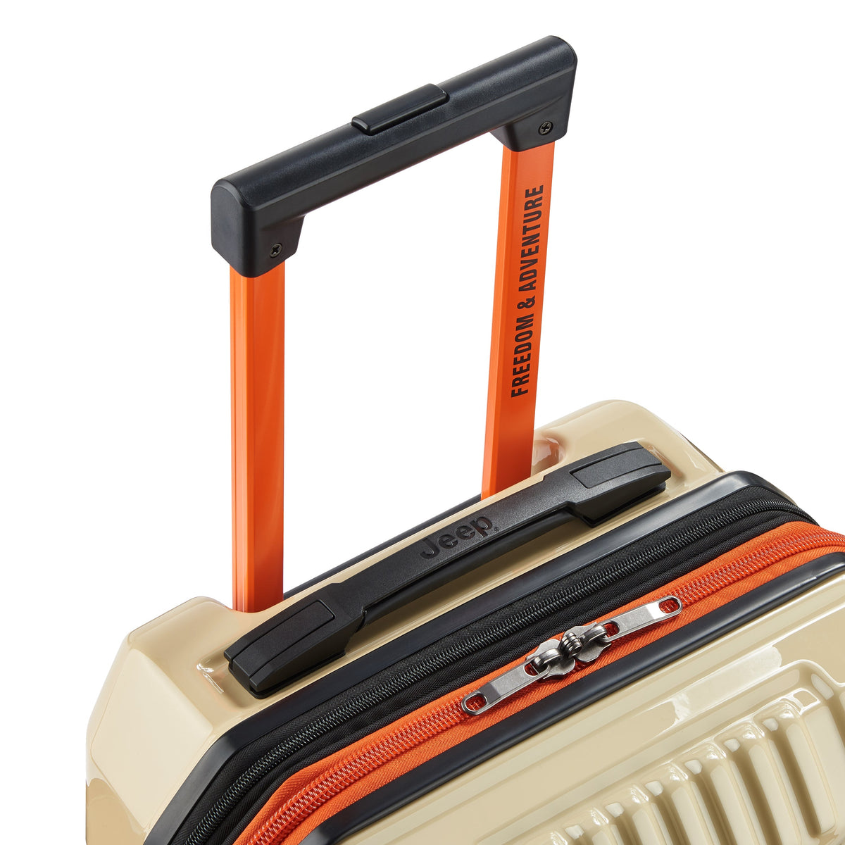 JH003B 23-Inch 2-Wheeled Expandable Carry-On Suitcase, Warm sand - Delsey Paris Trending