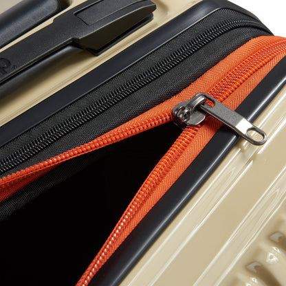 JH003B 23-Inch 2-Wheeled Expandable Carry-On Suitcase, Warm sand - Delsey Paris Trending