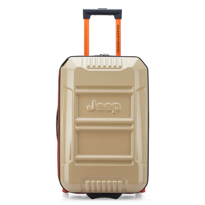 JH003B 23-Inch 2-Wheeled Expandable Carry-On Suitcase, Warm sand - Delsey Paris Trending