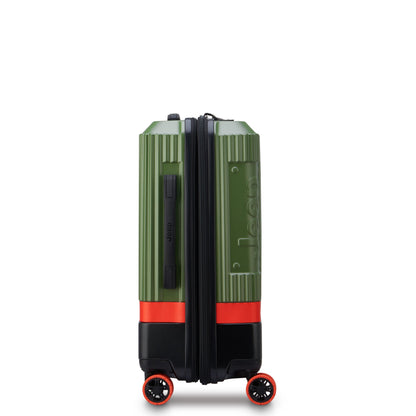 JH001A 23-Inch Expandable Carry-On Suitcase, Green - Delsey Paris Best Seller