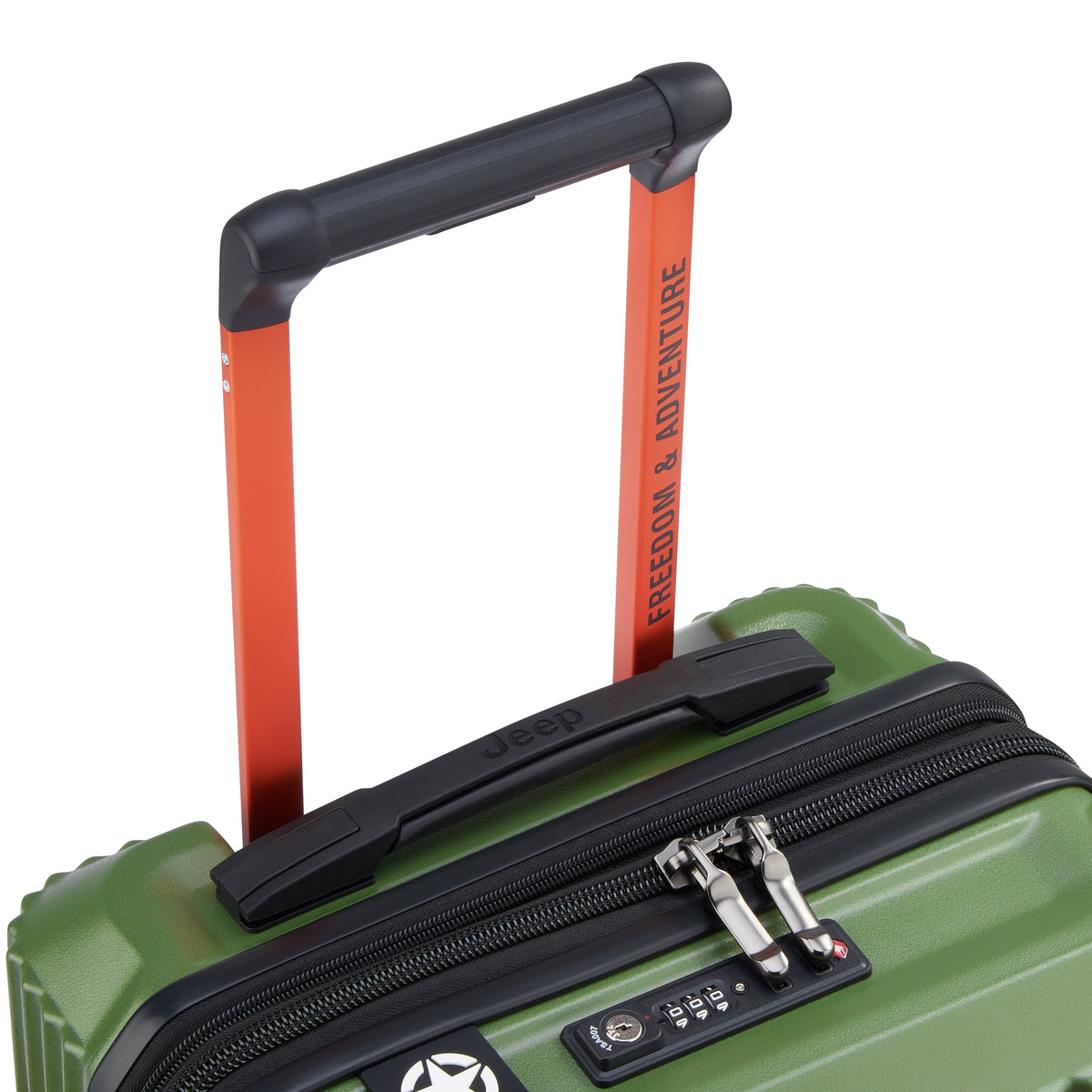 JH001A 23-Inch Expandable Carry-On Suitcase, Green - Delsey Paris Best Seller