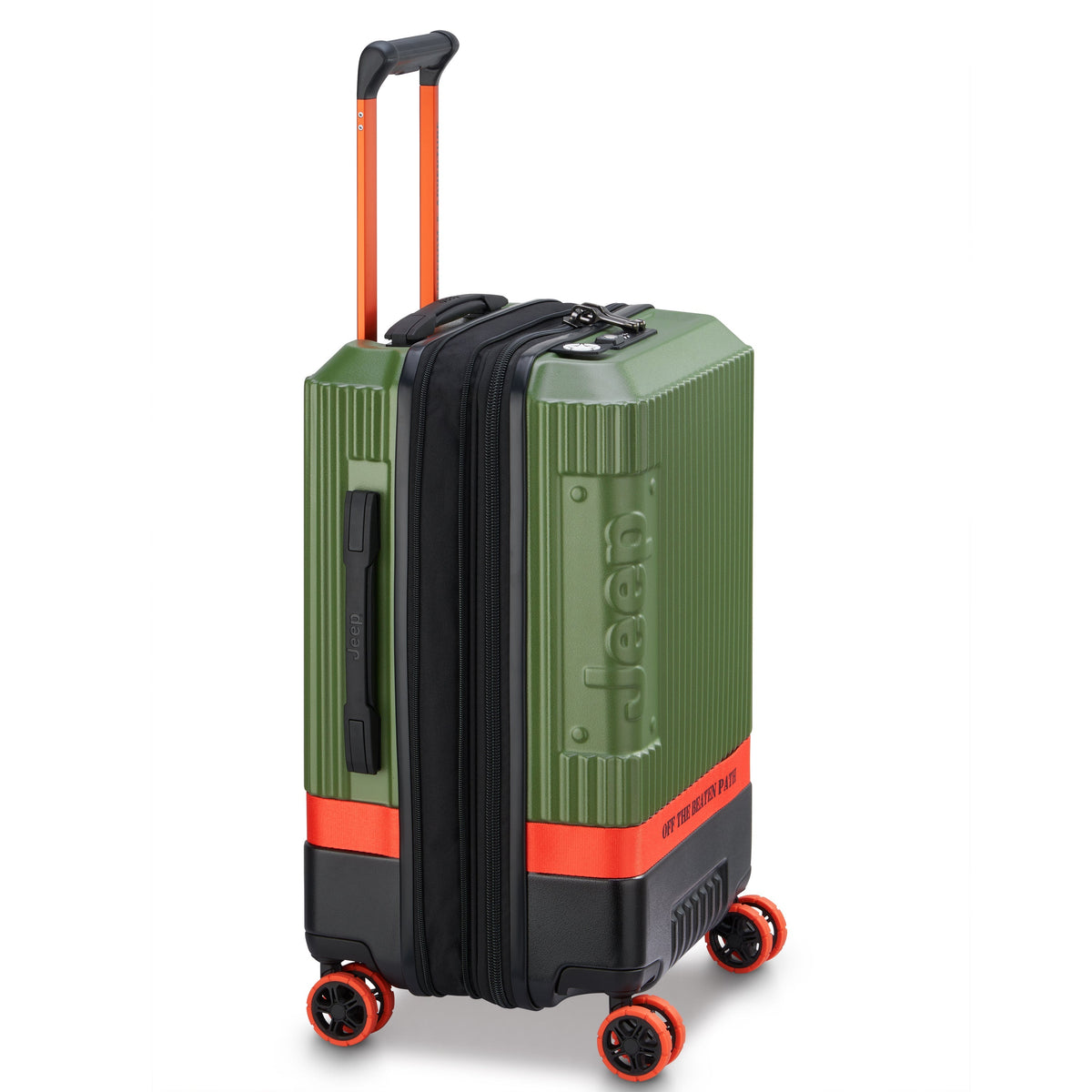 JH001A 23-Inch Expandable Carry-On Suitcase, Green - Delsey Paris Best Seller