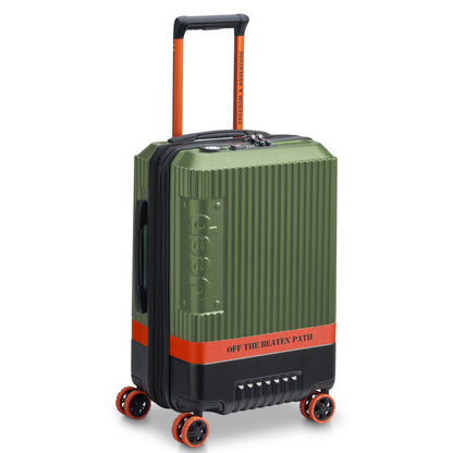 JH001A 23-Inch Expandable Carry-On Suitcase, Green - Delsey Paris Best Seller