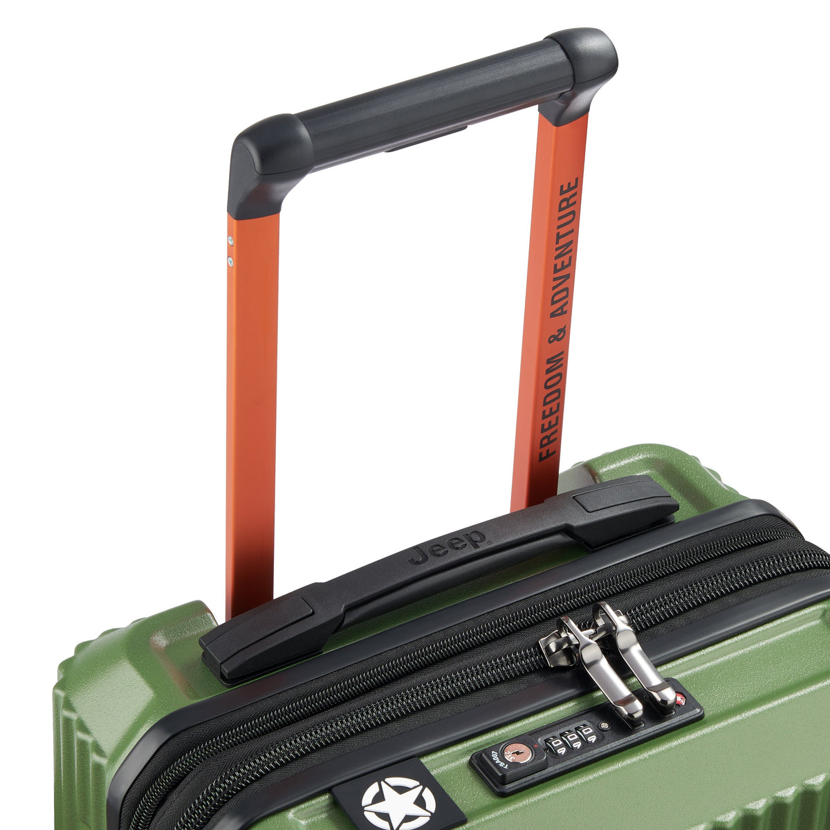 JH001A 23-Inch Expandable Carry-On Suitcase, Green - Delsey Paris Best Seller