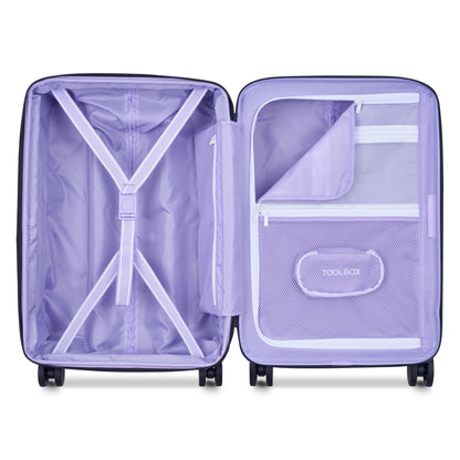 SPIN ME AWAY 23-Inch Carry-On Suitcase, Lavender - Delsey Paris Signature