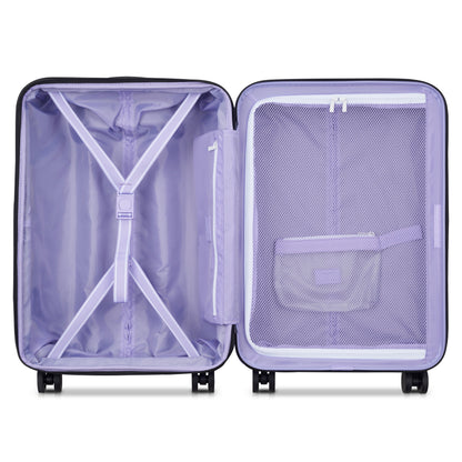 CATCH FLIGHTS 23-Inch Carry-On Suitcase, Lavender - Delsey Paris Everyday