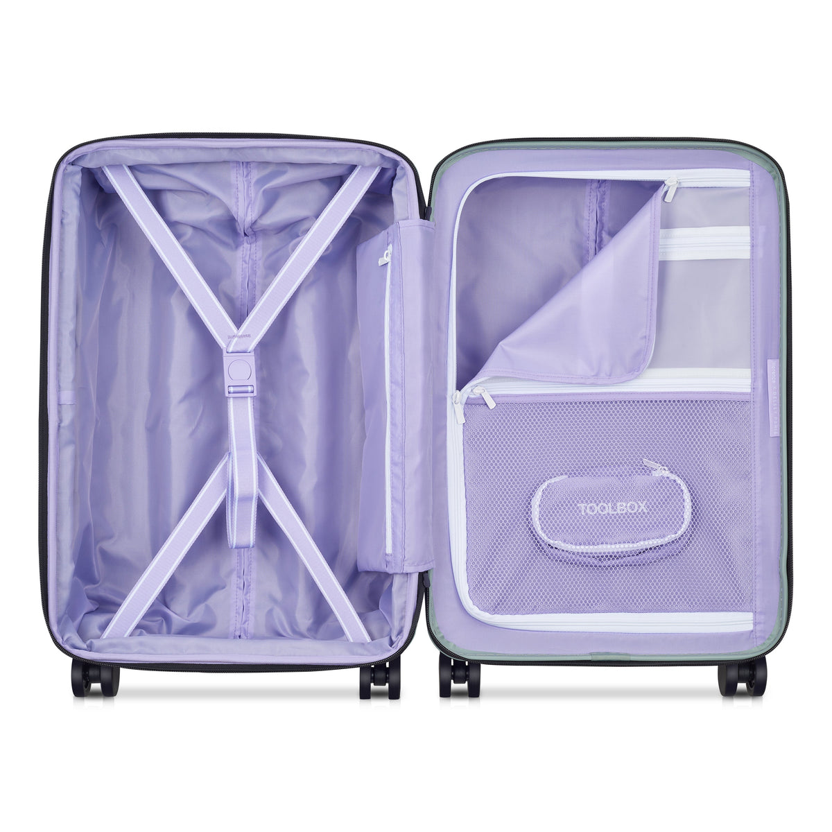 SPIN ME AWAY 23-Inch Carry-On Suitcase, Sage green - Delsey Paris Featured