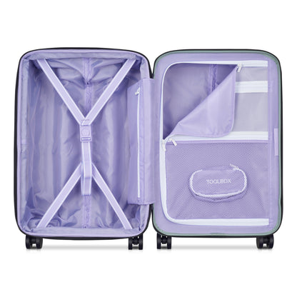 SPIN ME AWAY 23-Inch Carry-On Suitcase, Sage green - Delsey Paris Featured