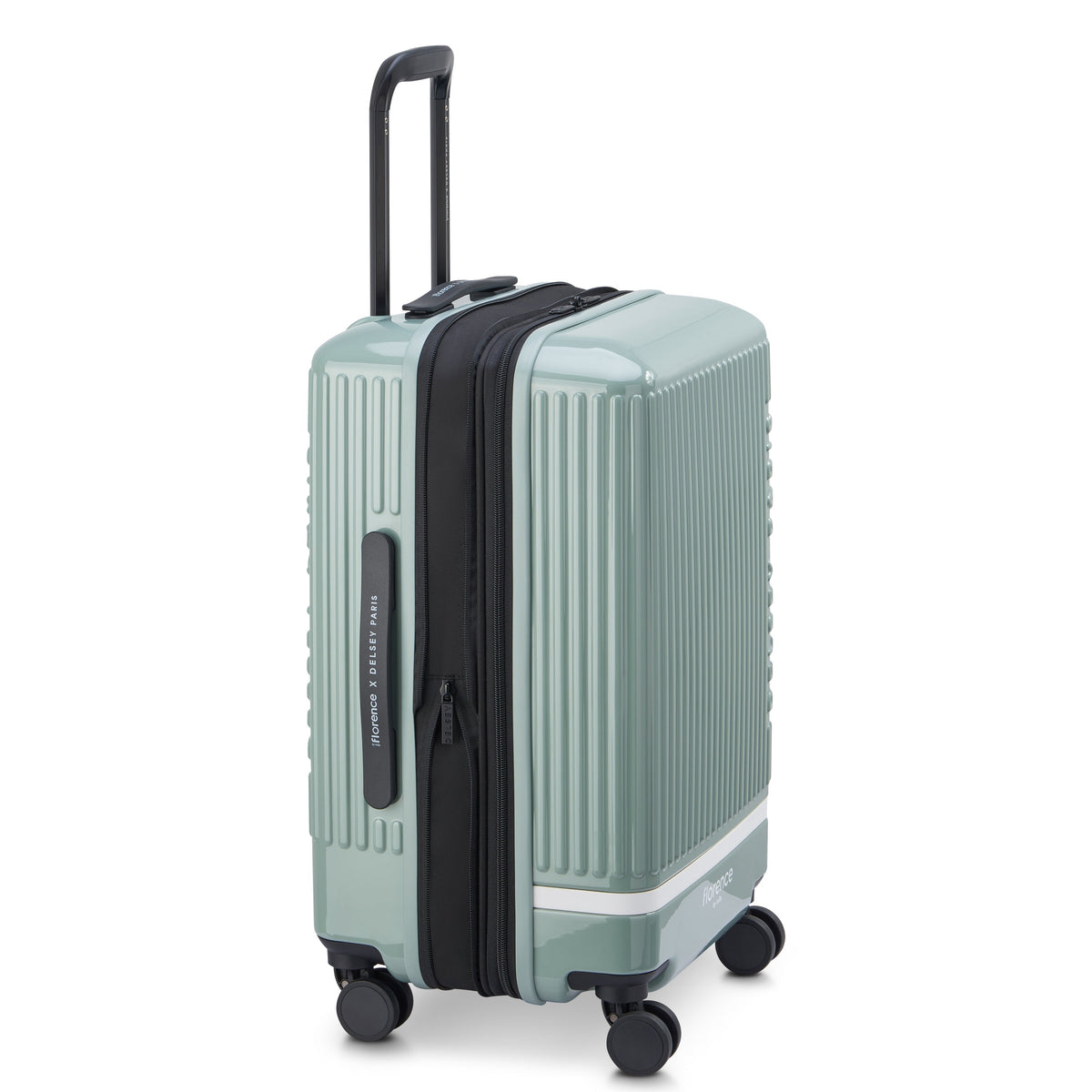 SPIN ME AWAY 23-Inch Carry-On Suitcase, Sage green - Delsey Paris Featured