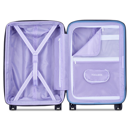 SPIN ME AWAY 23-Inch Carry-On Suitcase, Zinc blue - Delsey Paris Exclusive