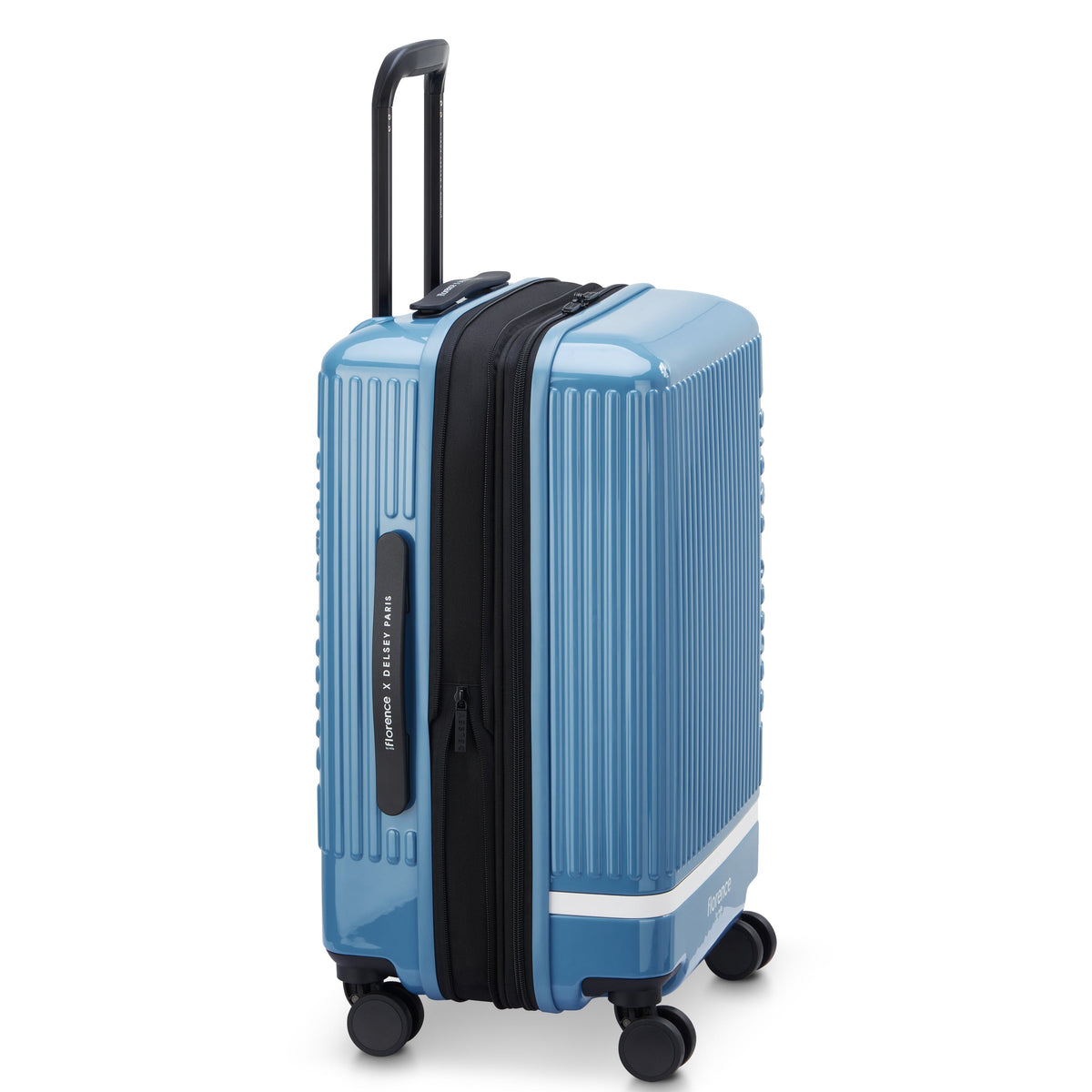 SPIN ME AWAY 23-Inch Carry-On Suitcase, Zinc blue - Delsey Paris Exclusive
