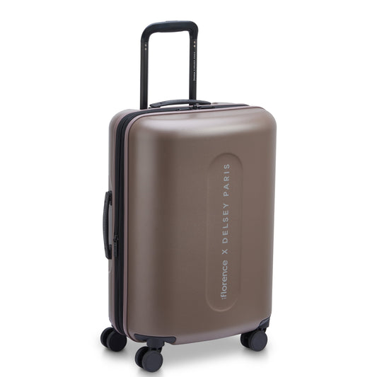 CATCH FLIGHTS 23-Inch Carry-On Suitcase, Chestnut - Delsey Paris Popular