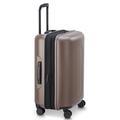 CATCH FLIGHTS 23-Inch Carry-On Suitcase, Chestnut - Delsey Paris Popular