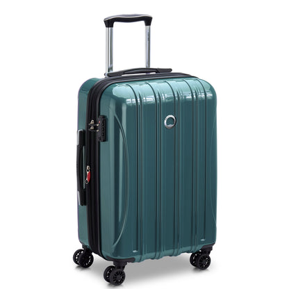 HELIUM AERO 23-Inch Expandable Carry-On Suitcase, Metallic green - Delsey Paris New