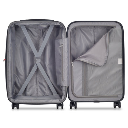 HELIUM AERO 23-Inch Expandable Carry-On Suitcase, Metallic green - Delsey Paris New