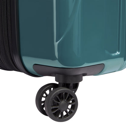 HELIUM AERO 23-Inch Expandable Carry-On Suitcase, Metallic green - Delsey Paris New