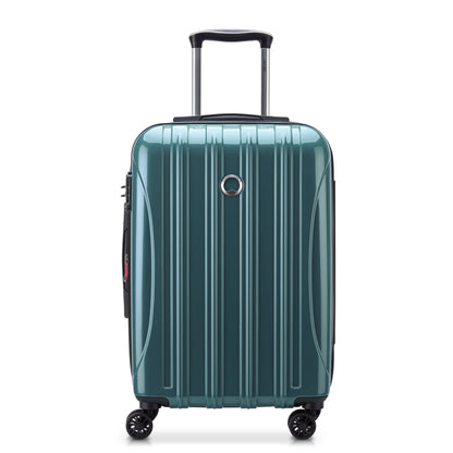 HELIUM AERO 23-Inch Expandable Carry-On Suitcase, Metallic green - Delsey Paris New