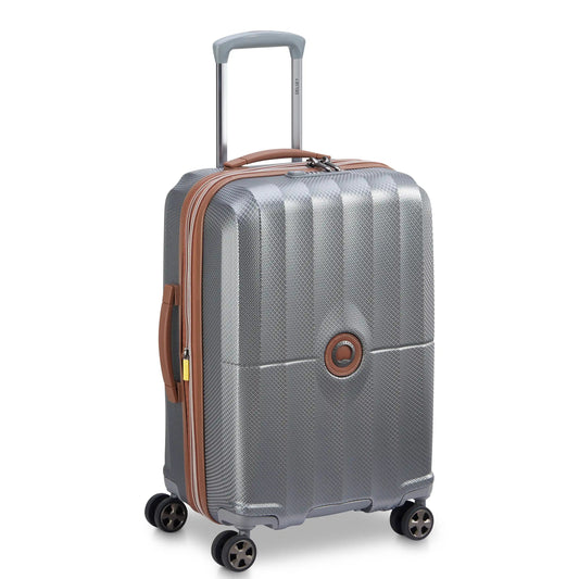 CARROUSEL 22-Inch Expandable Carry-On Suitcase, Platinum - Delsey Paris Trending