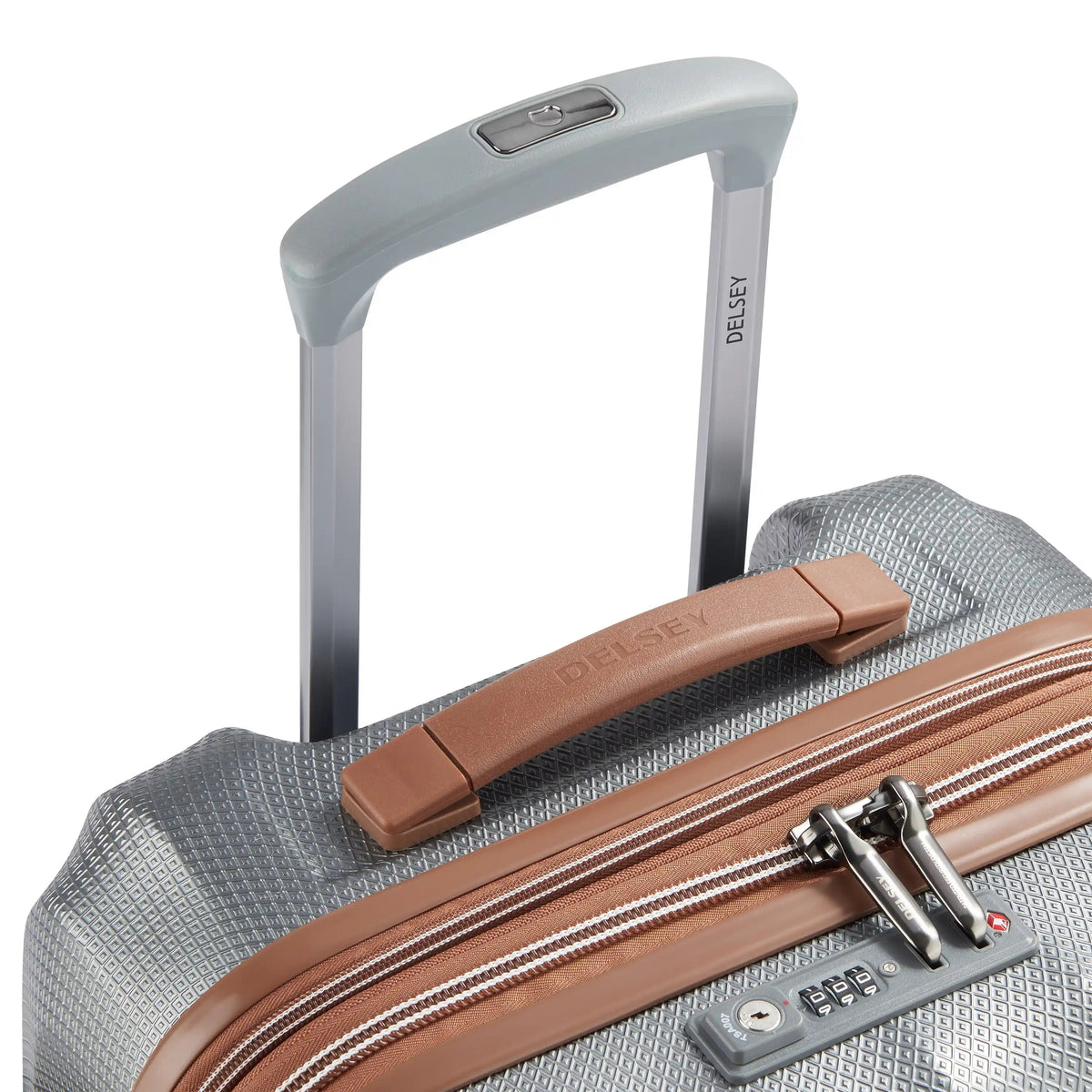 CARROUSEL 22-Inch Expandable Carry-On Suitcase, Platinum - Delsey Paris Trending