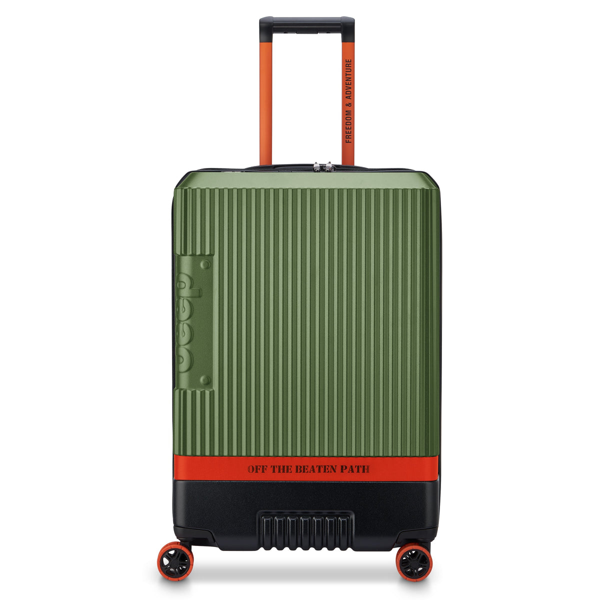 JH001A 27-Inch Expandable Check-In Suitcase, Green - Delsey Paris Best Seller