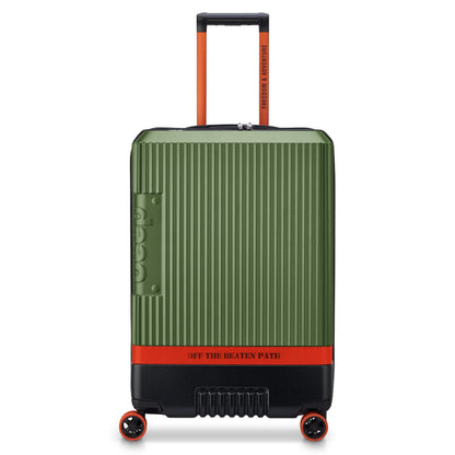 JH001A 27-Inch Expandable Check-In Suitcase, Green - Delsey Paris Best Seller