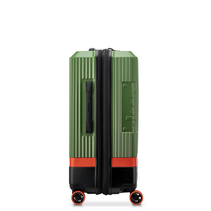 JH001A 27-Inch Expandable Check-In Suitcase, Green - Delsey Paris Best Seller