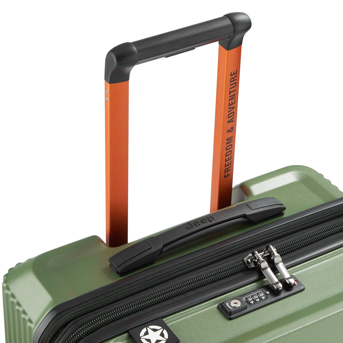 JH001A 27-Inch Expandable Check-In Suitcase, Green - Delsey Paris Best Seller