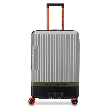 JH001A 27-Inch Expandable Check-In Suitcase, Silver - Delsey Paris Customer Favorite