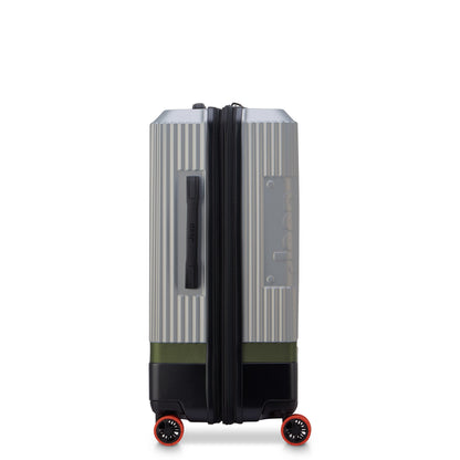 JH001A 27-Inch Expandable Check-In Suitcase, Silver - Delsey Paris Customer Favorite