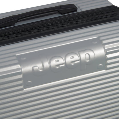 JH001A 27-Inch Expandable Check-In Suitcase, Silver - Delsey Paris Customer Favorite