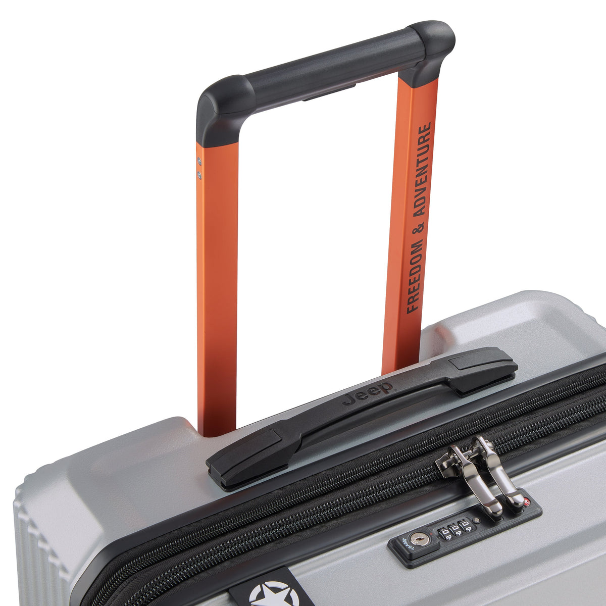 JH001A 27-Inch Expandable Check-In Suitcase, Silver - Delsey Paris Customer Favorite