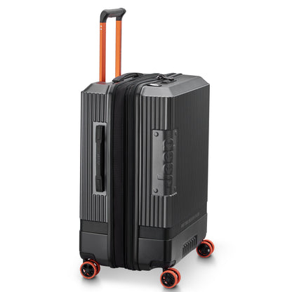 JH001A 27-Inch Expandable Check-In Suitcase, Anthracite - Delsey Paris Great Value
