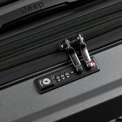 JH001A 27-Inch Expandable Check-In Suitcase, Anthracite - Delsey Paris Great Value