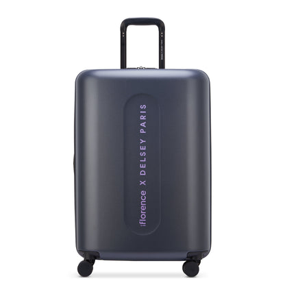 CATCH FLIGHTS 27-Inch Check-In Suitcase, Anthracite - Delsey Paris Discount