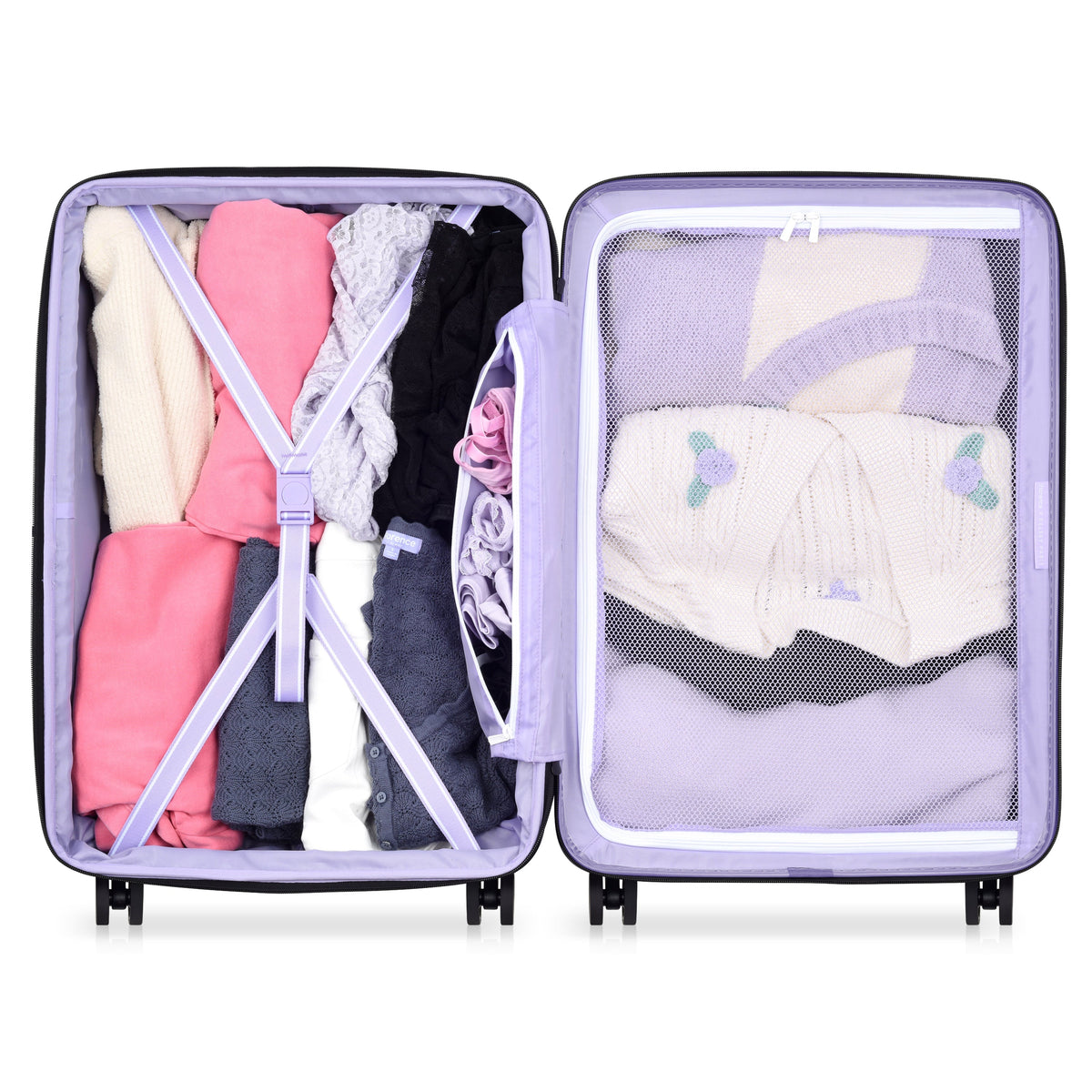 CATCH FLIGHTS 27-Inch Check-In Suitcase, Lavender - Delsey Paris Trending